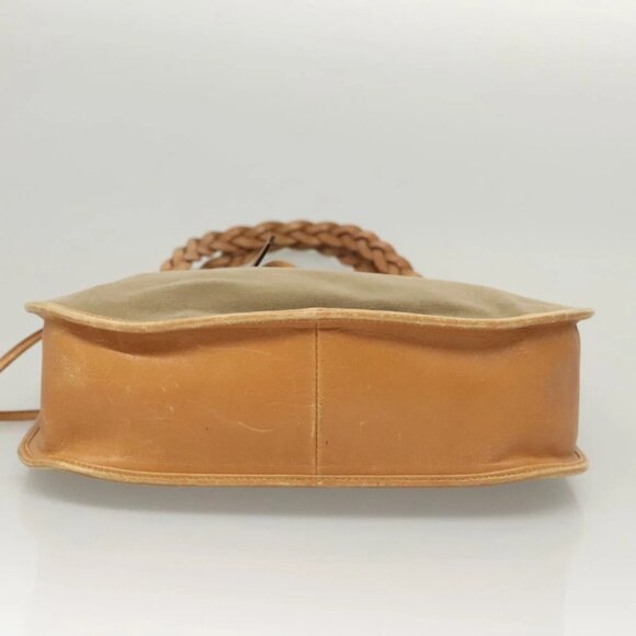 GUCCI Shoulder Bag Canvas Leather Beige Brown 110295 Auth - Picture 4 of 15